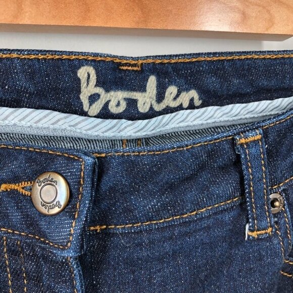 Boden Dark Wash Bootcut Jeans Size 6 Petite - Picture 3 of 8